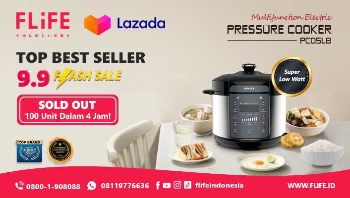 Flife 10 in 1 Multifunction Pressure Cooker Jadi Peralatan Dapur Paling Laku di Lazada